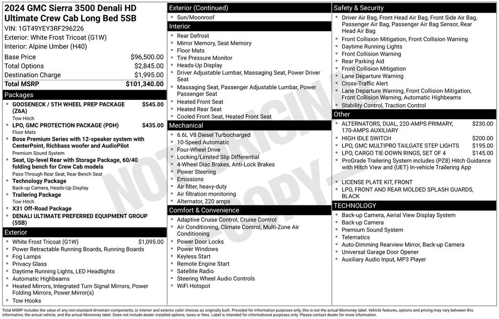 Used 2024 GMC Sierra 3500 Denali Ultimate image 27