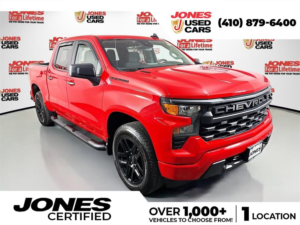 Used 2025 Chevrolet Silverado 1500 Custom w/ LPO, Dark Essentials Package