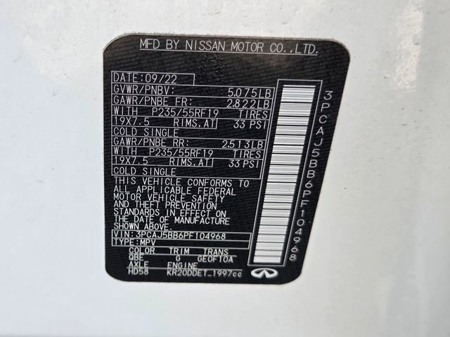 Certified 2023 INFINITI QX50 Luxe image 24