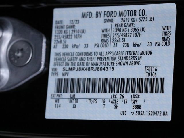 Used 2024 Lincoln Nautilus Reserve w/ Equipment Group 202A image 31