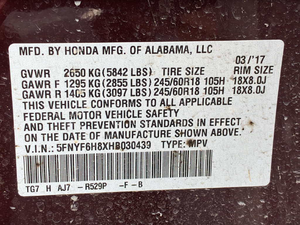 Used 2017 Honda Pilot EX-L image 30