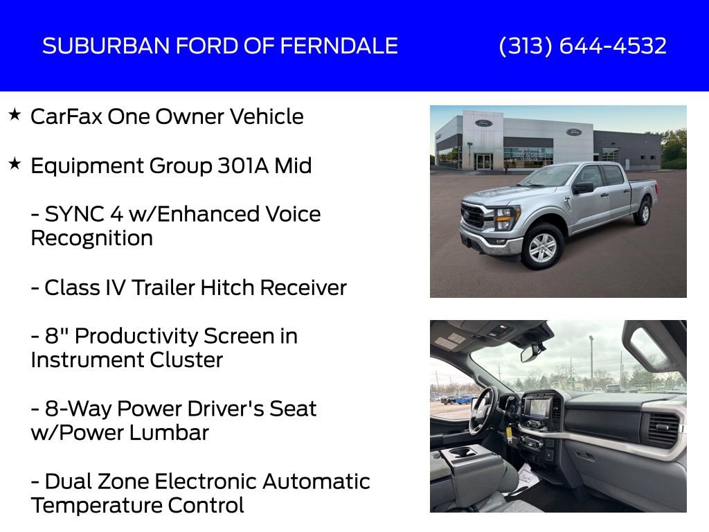 Used 2023 Ford F150 XLT w/ Equipment Group 301A Mid image 4