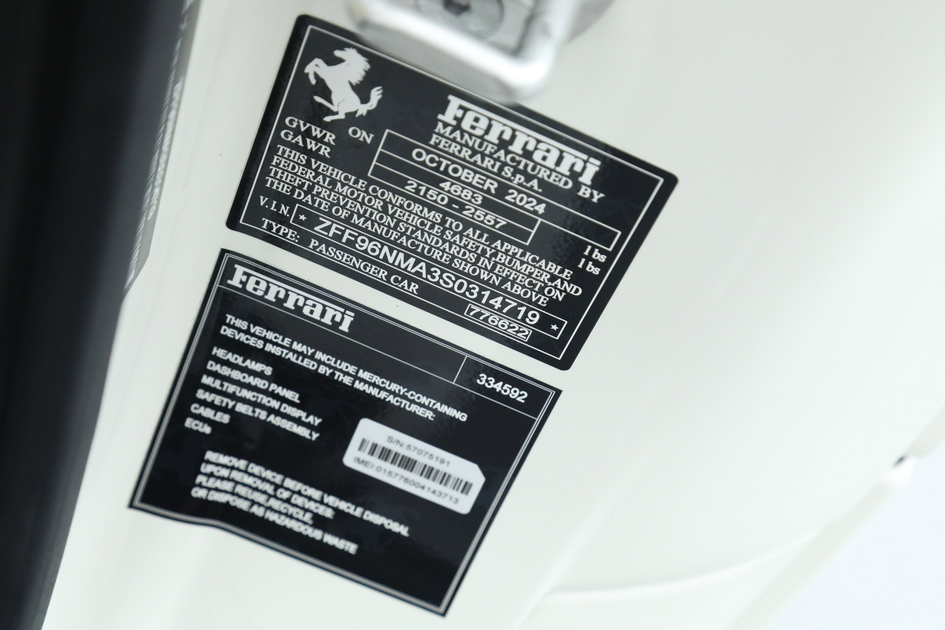 Certified 2025 Ferrari SF90 Spider AWD/4WD image 46