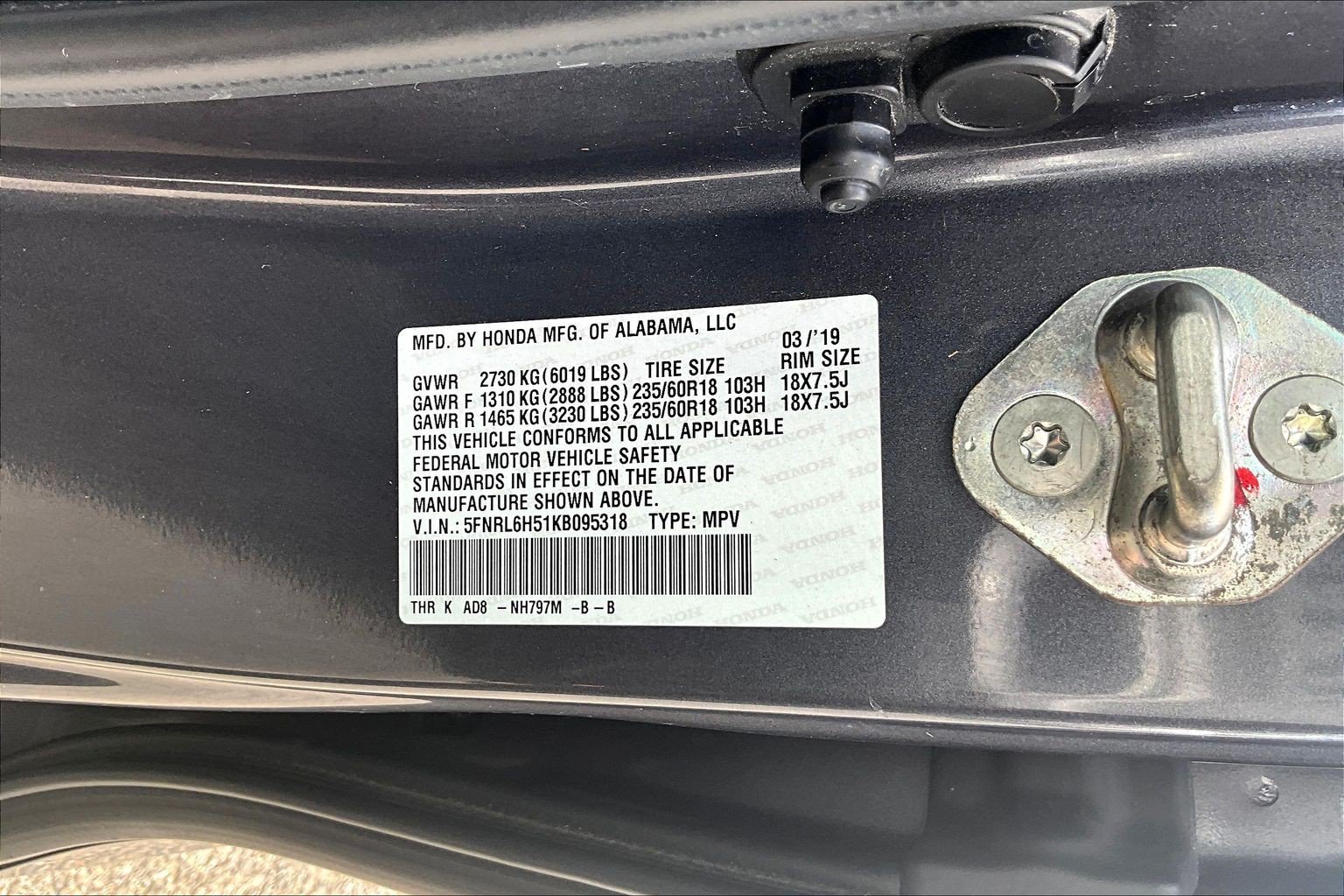 Used 2019 Honda Odyssey EX image 35