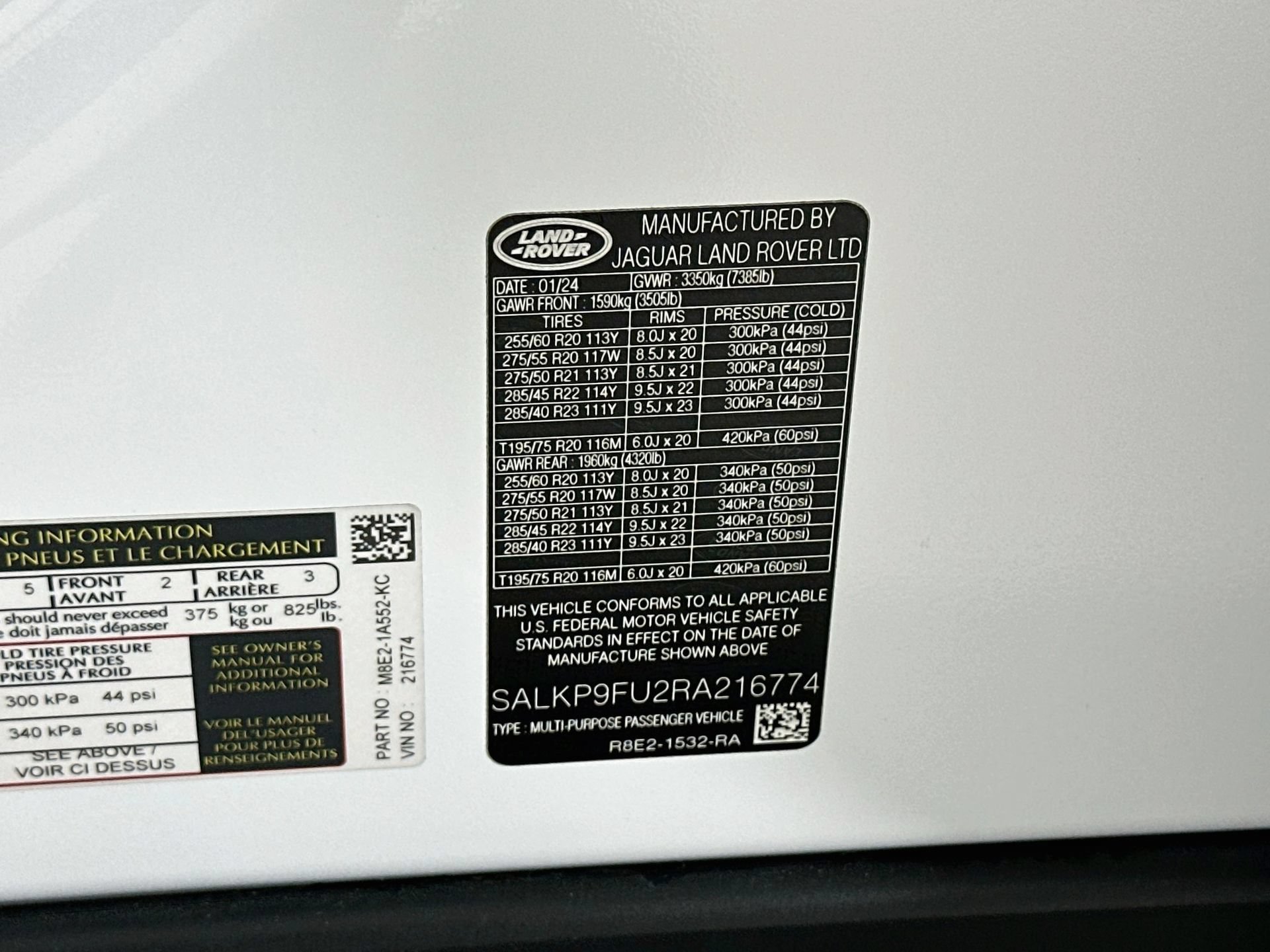 Used 2024 Land Rover Range Rover SE AWD/4WD image 34