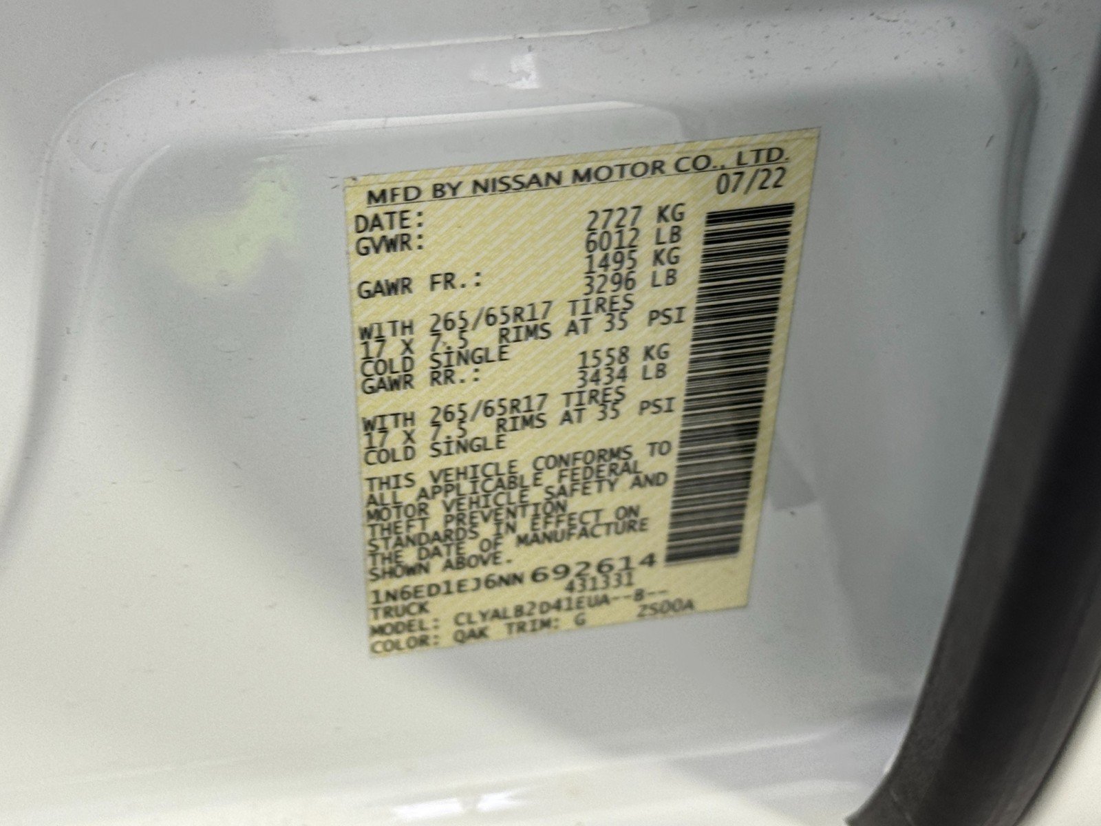 Used 2022 Nissan Frontier SV image 37