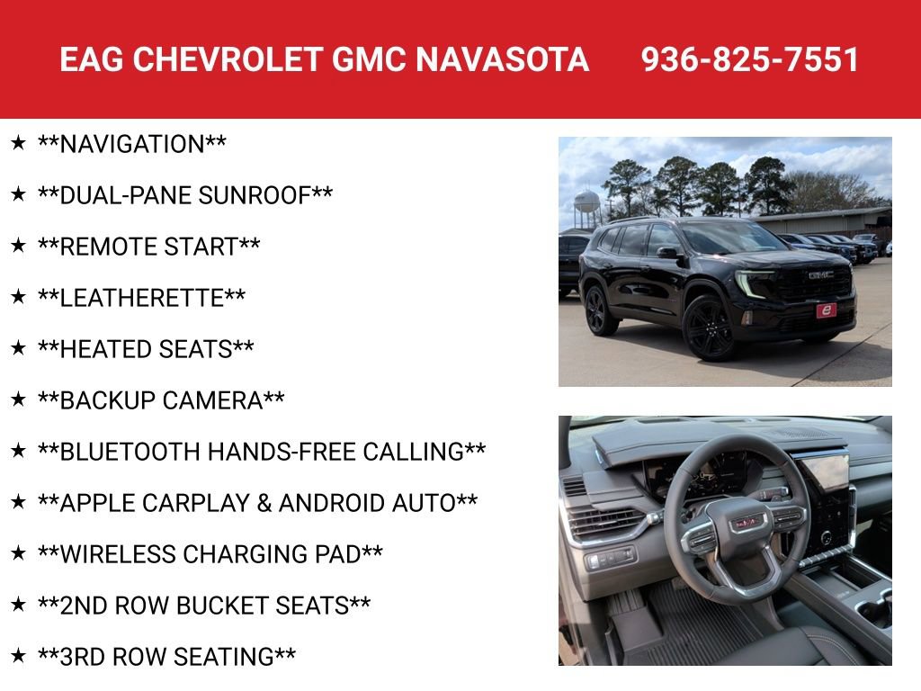 New 2026 GMC Acadia Elevation w/ Black Edition image 4