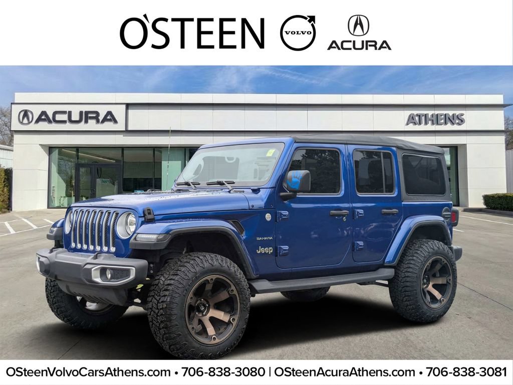 Used 2020 Jeep Wrangler Unlimited Sahara AWD/4WD image 1