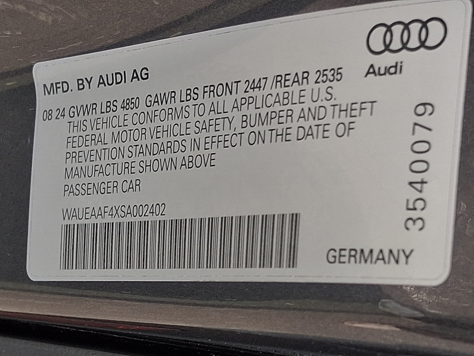 Certified 2025 Audi A4 2.0T Premium Plus AWD/4WD image 27