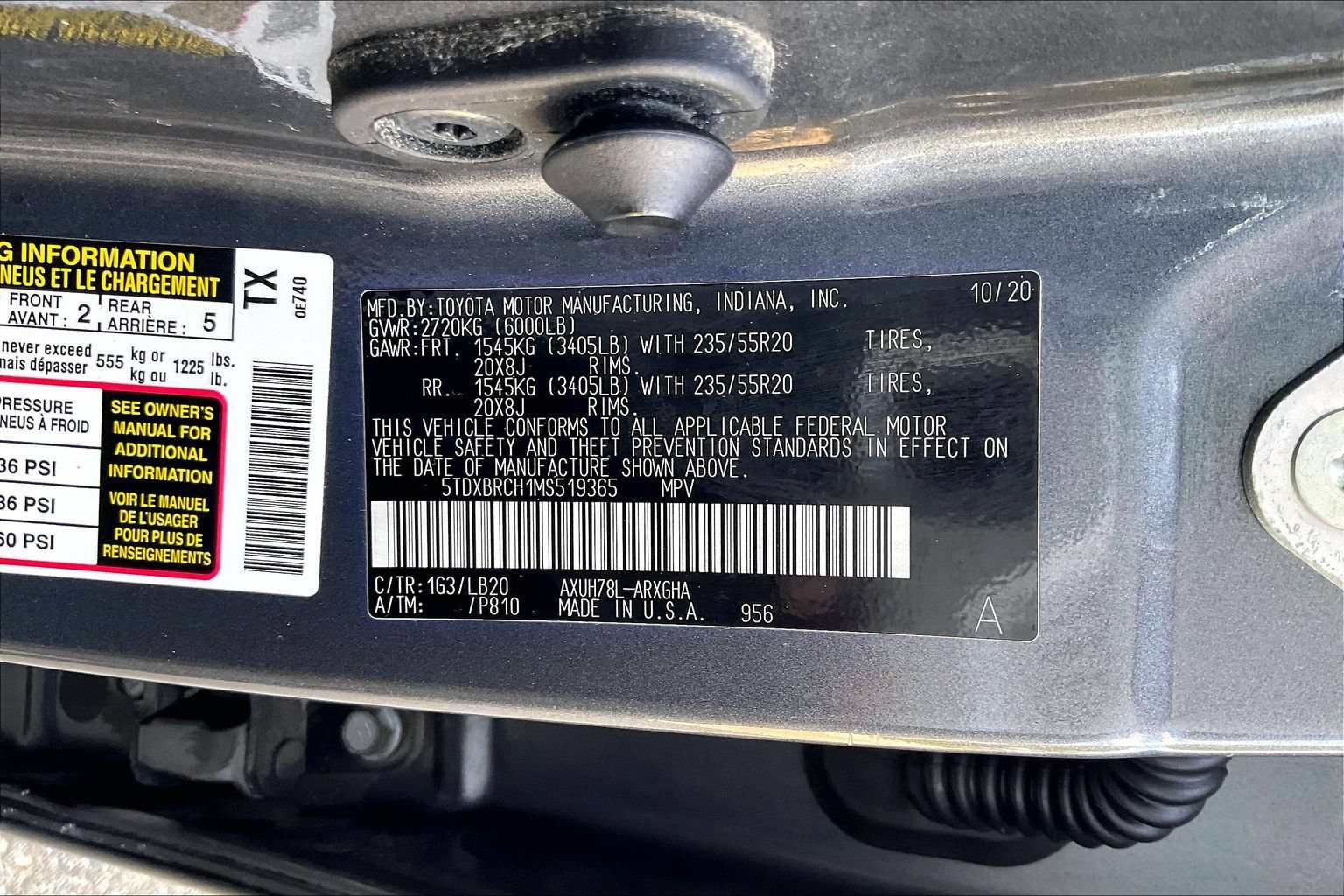 Used 2021 Toyota Highlander Limited AWD/4WD image 19