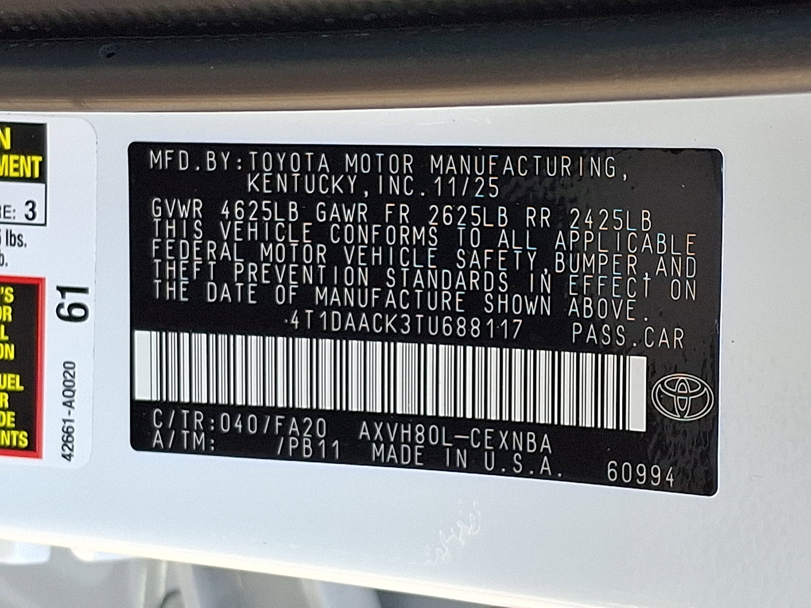 Certified 2026 Toyota Camry LE w/ Convenience Package FWD image 29