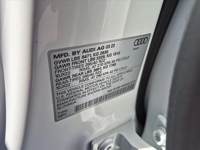 Used 2022 Audi Q8 Premium Plus AWD/4WD image 26