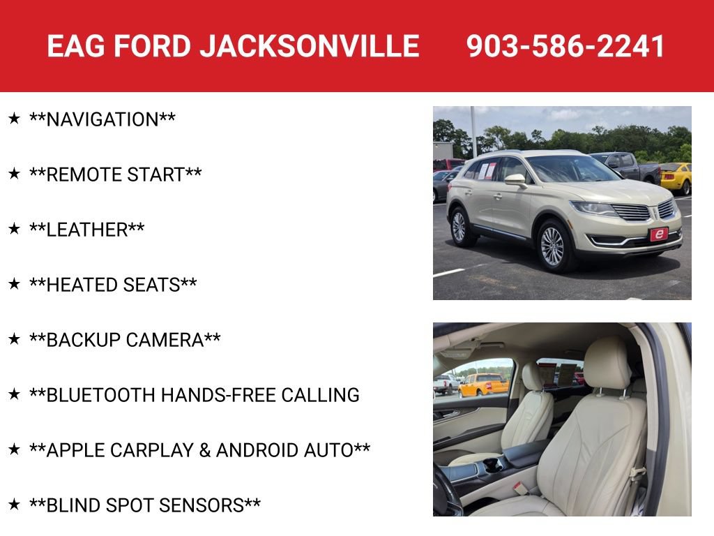 Used 2016 Lincoln MKX Select w/ Select Plus Package FWD image 4