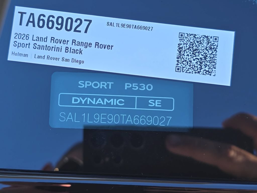 New 2026 Land Rover Range Rover Sport Dynamic SE AWD/4WD image 37
