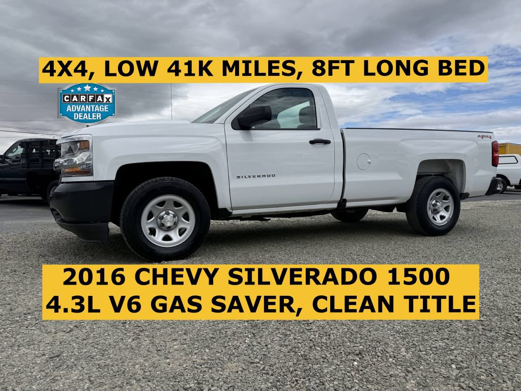 Used 2016 Chevrolet Silverado 1500 W/T w/ WT Fleet Convenience Package AWD/4WD image 1