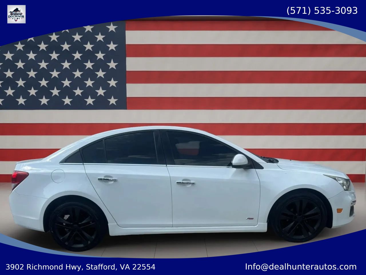 Used 2015 Chevrolet Cruze LTZ w/ Sun, Sound and Sport Package FWD image 5