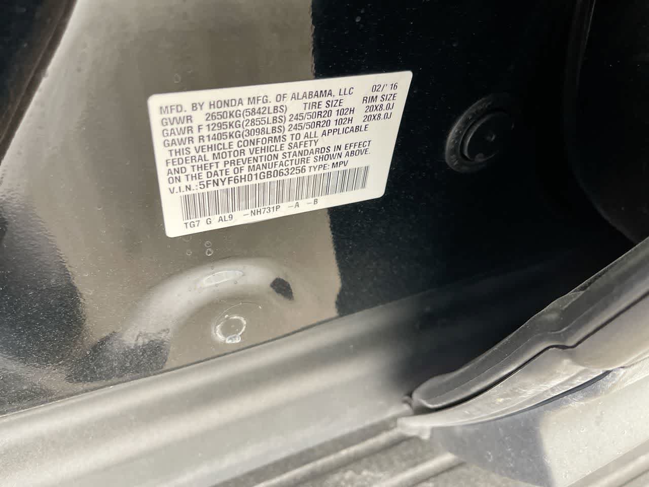 Used 2016 Honda Pilot Elite image 29