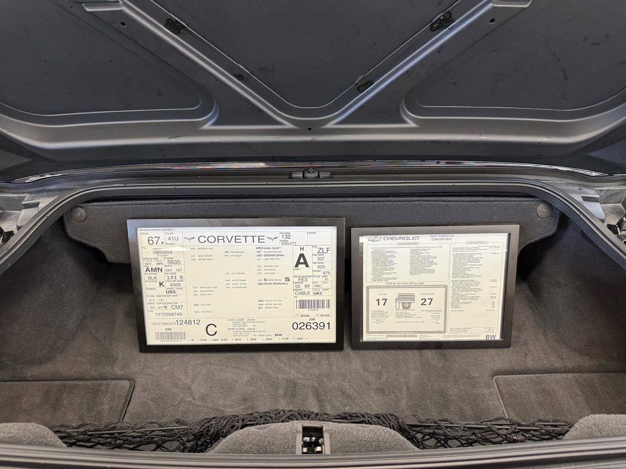 Used 2007 Chevrolet Corvette Convertible w/ Preferred Equipment Group image 16