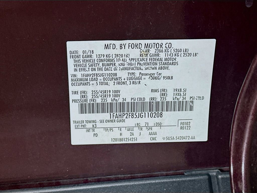 Used 2018 Ford Taurus Limited image 36