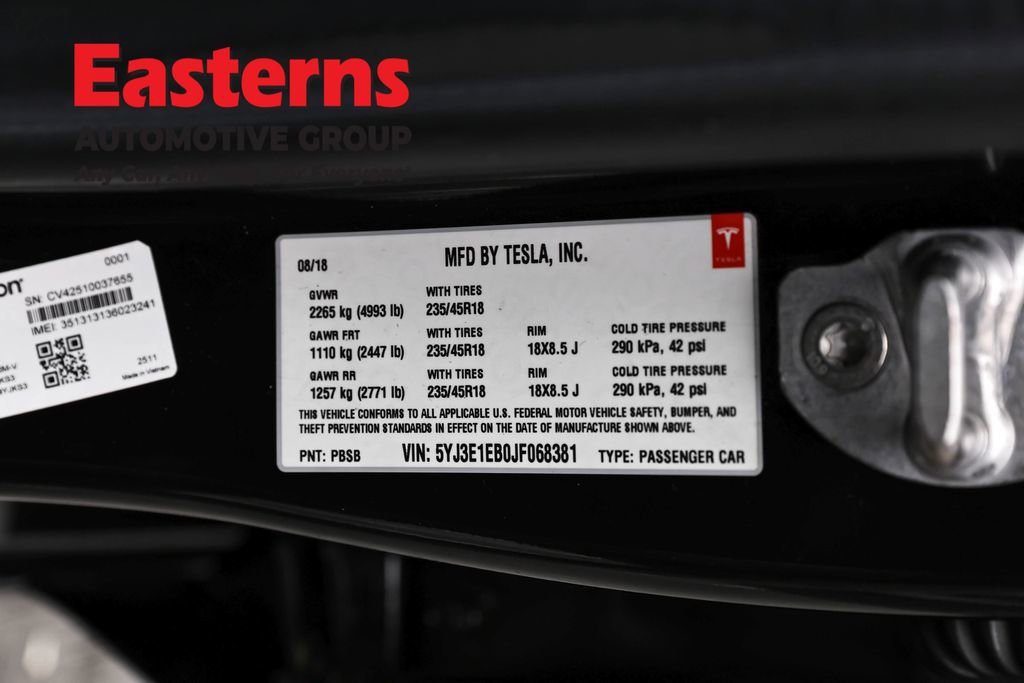 Used 2018 Tesla Model 3 Long Range image 30