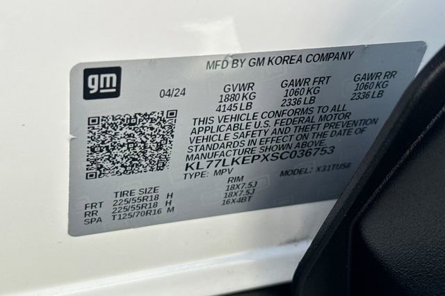 Used 2025 Chevrolet Trax ACTIV w/ Sunroof Package FWD image 52