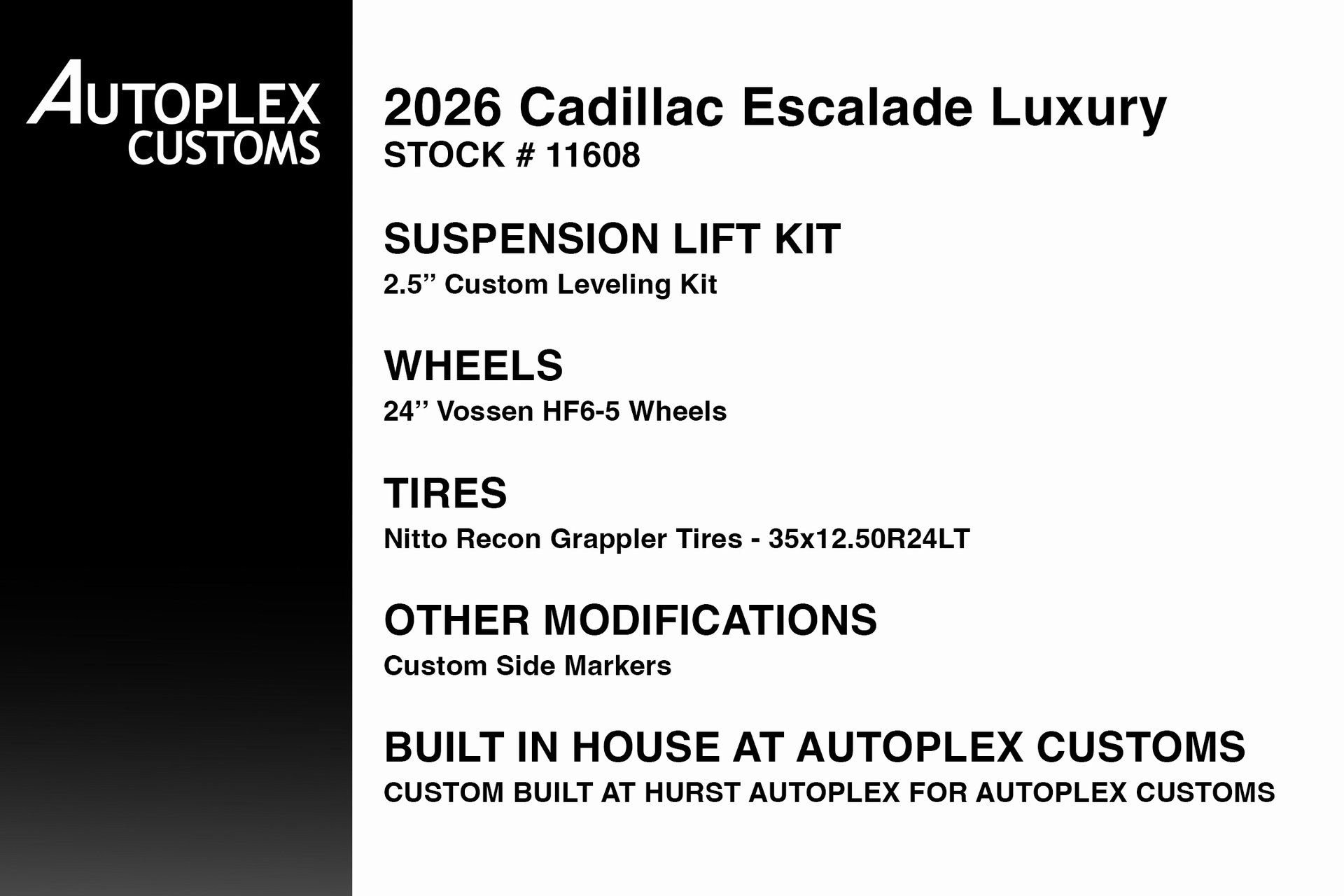 Used 2026 Cadillac Escalade Luxury w/ LPO, Radiant Package image 2