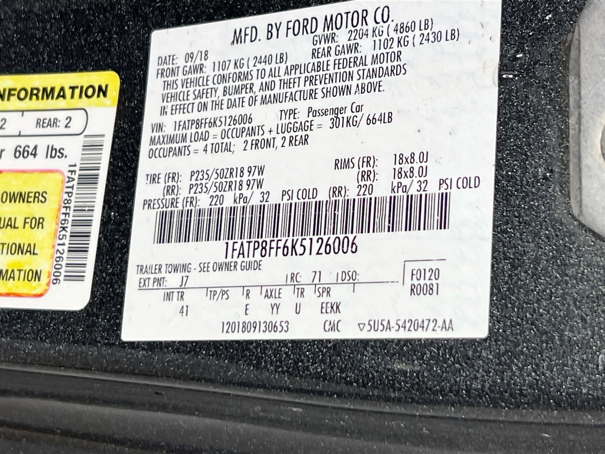 Used 2019 Ford Mustang GT Premium image 28