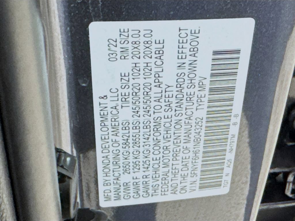 Used 2022 Honda Pilot Touring image 45