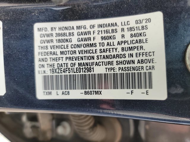 Used 2020 Honda Insight EX image 29