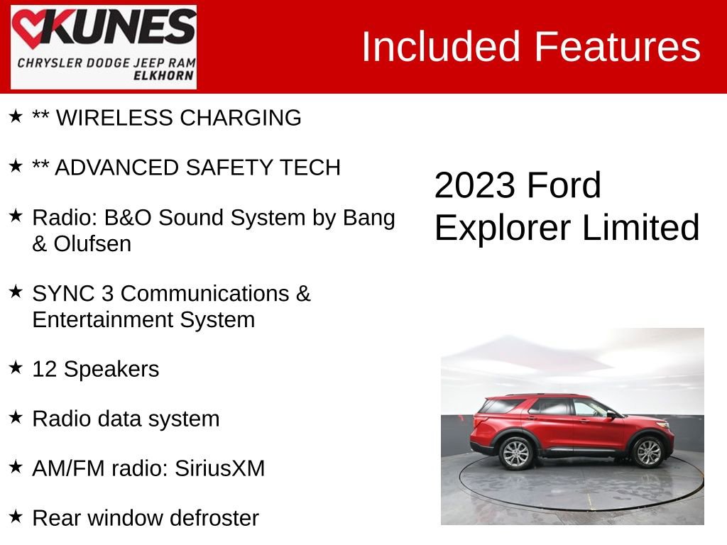 Used 2023 Ford Explorer Limited image 3