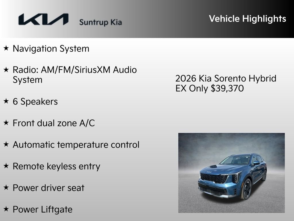 New 2026 Kia Sorento EX image 7