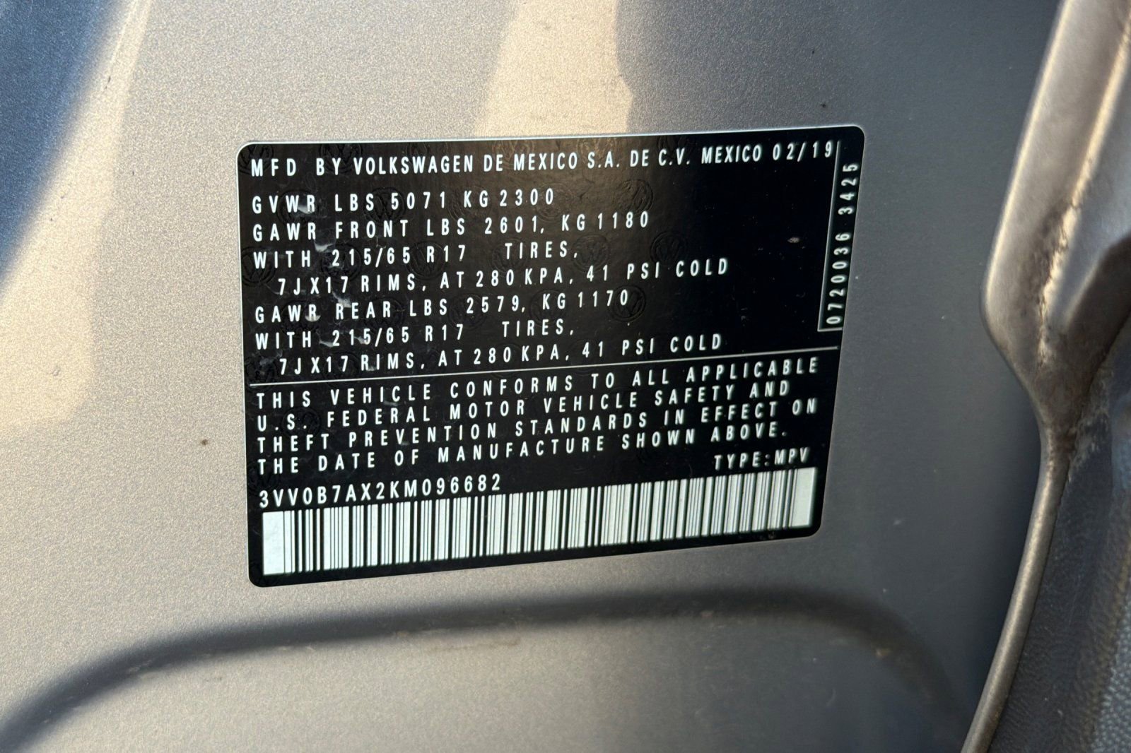 Used 2019 Volkswagen Tiguan S w/ Driver Assistance Package image 27