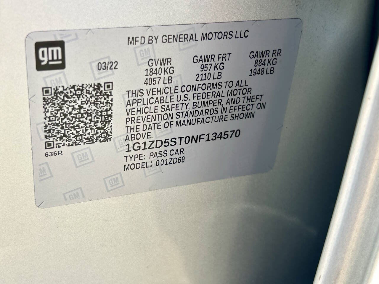 Used 2022 Chevrolet Malibu LT FWD image 28