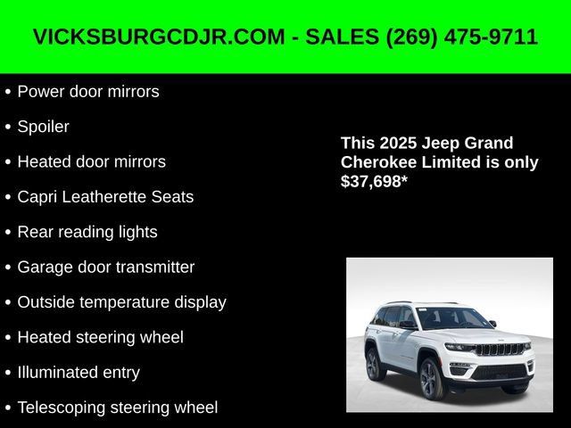 New 2025 Jeep Grand Cherokee Limited image 27