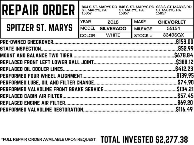 Used 2018 Chevrolet Silverado 1500 LT w/ All Star Edition image 2