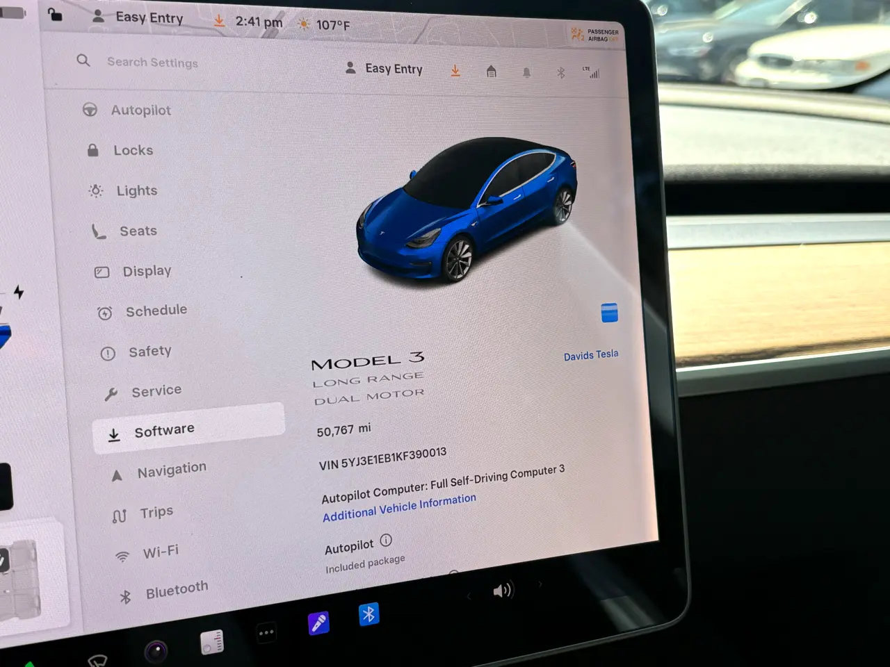 Used 2019 Tesla Model 3 Long Range image 26