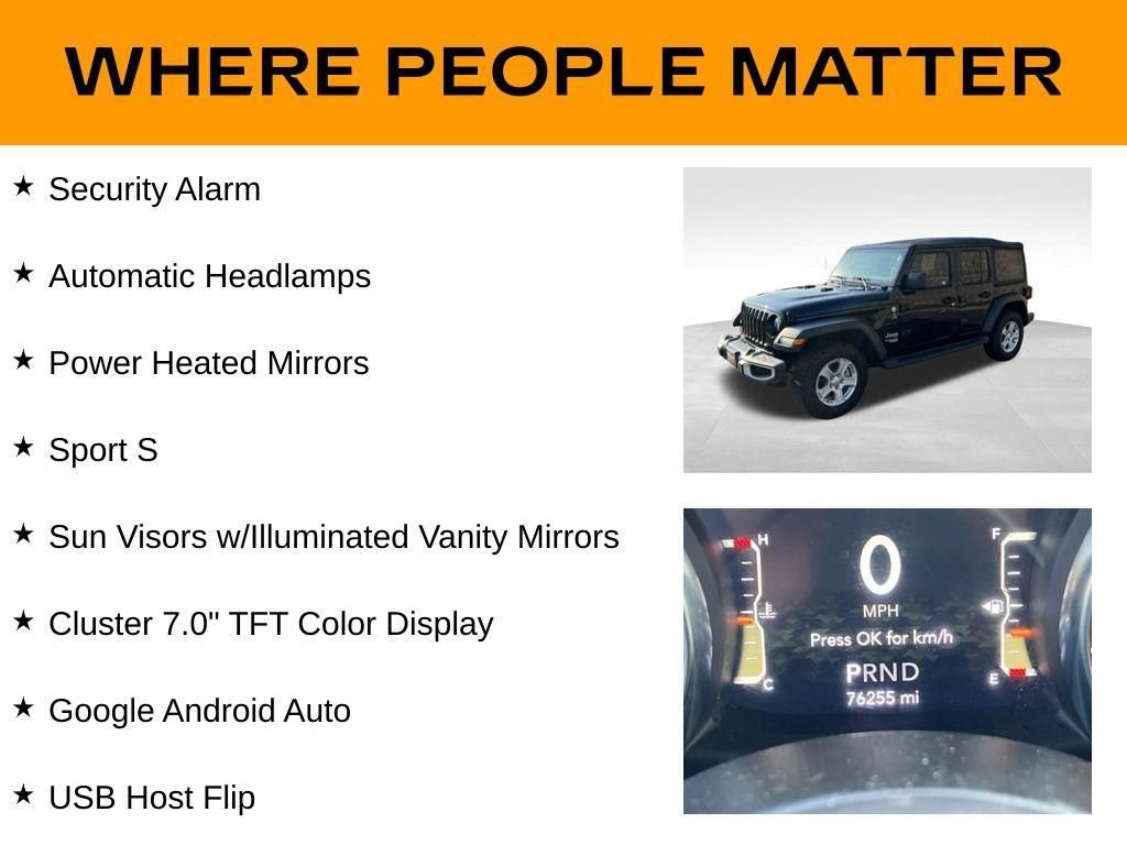 Used 2021 Jeep Wrangler Unlimited Sport image 31
