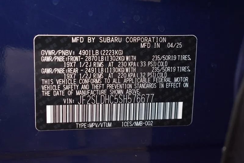 Used 2025 Subaru Forester Sport w/ Popular Package #1 AWD/4WD image 32