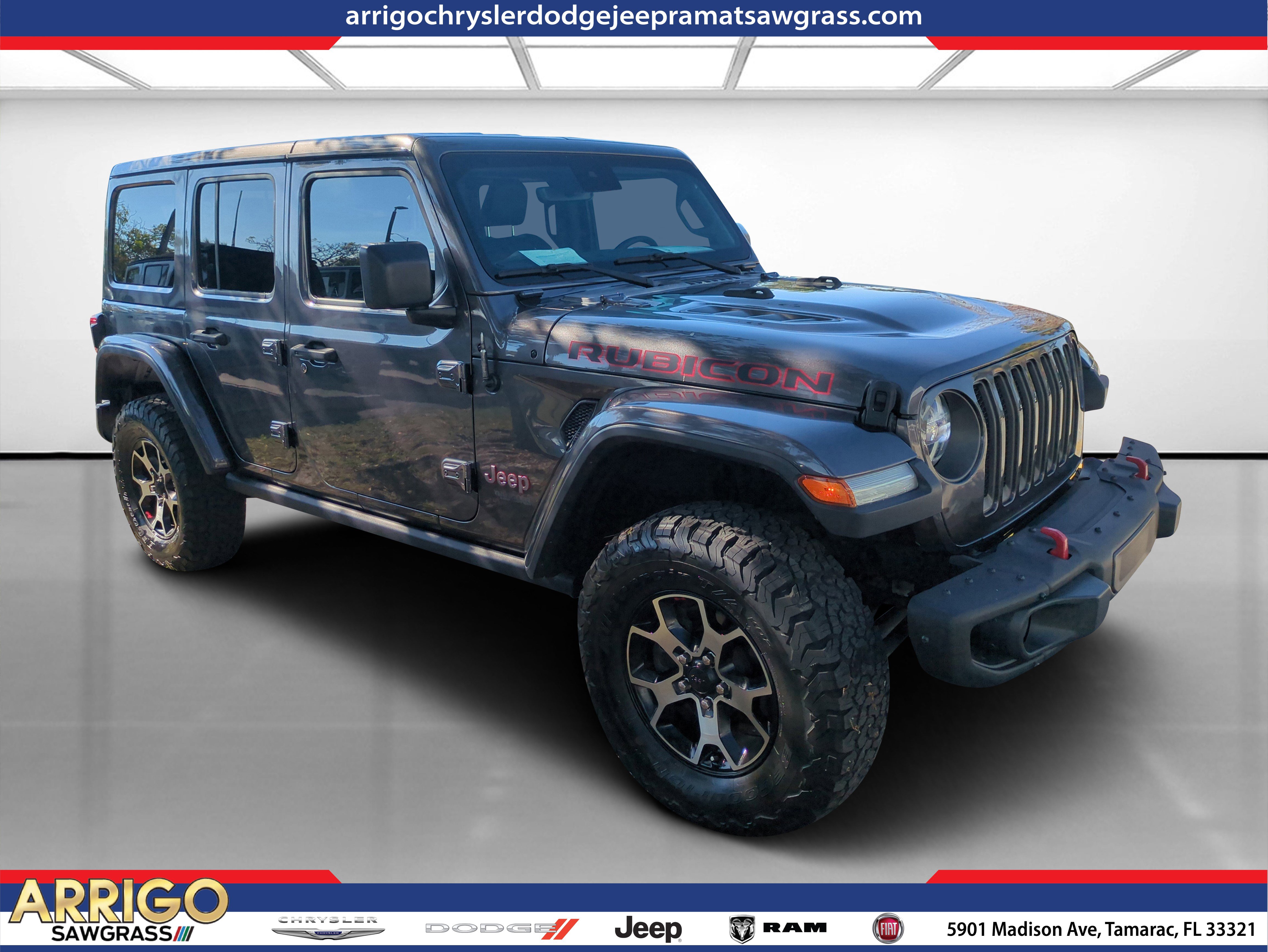 Certified 2020 Jeep Wrangler Unlimited Rubicon image 1