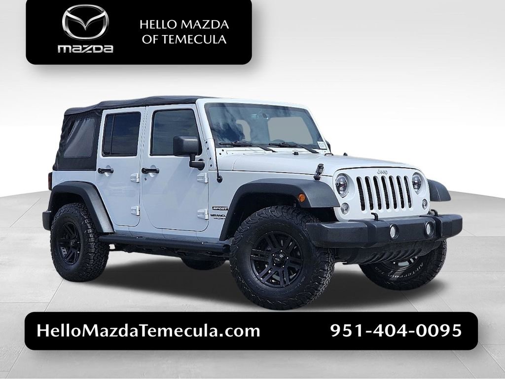 Used 2015 Jeep Wrangler Unlimited Sport w/ Quick Order Package 24S AWD/4WD image 1