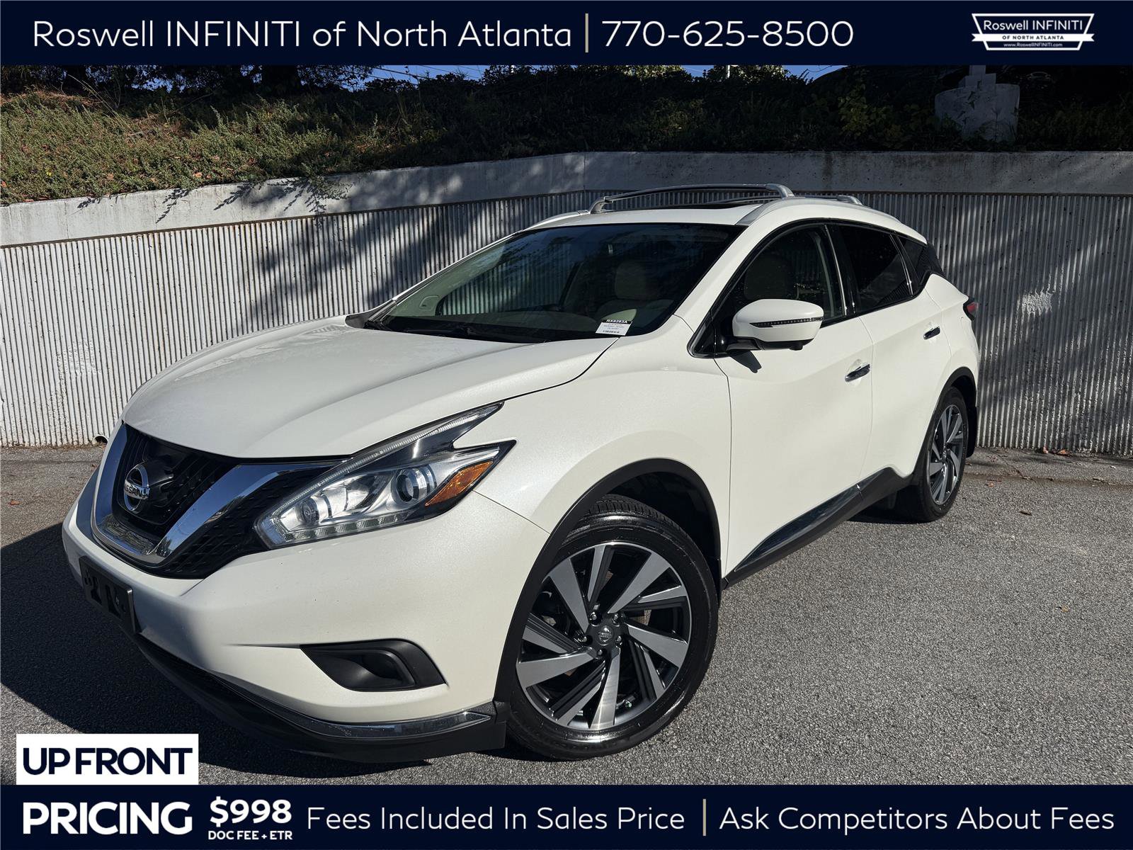 Used 2018 Nissan Murano Platinum w/ Cargo Package