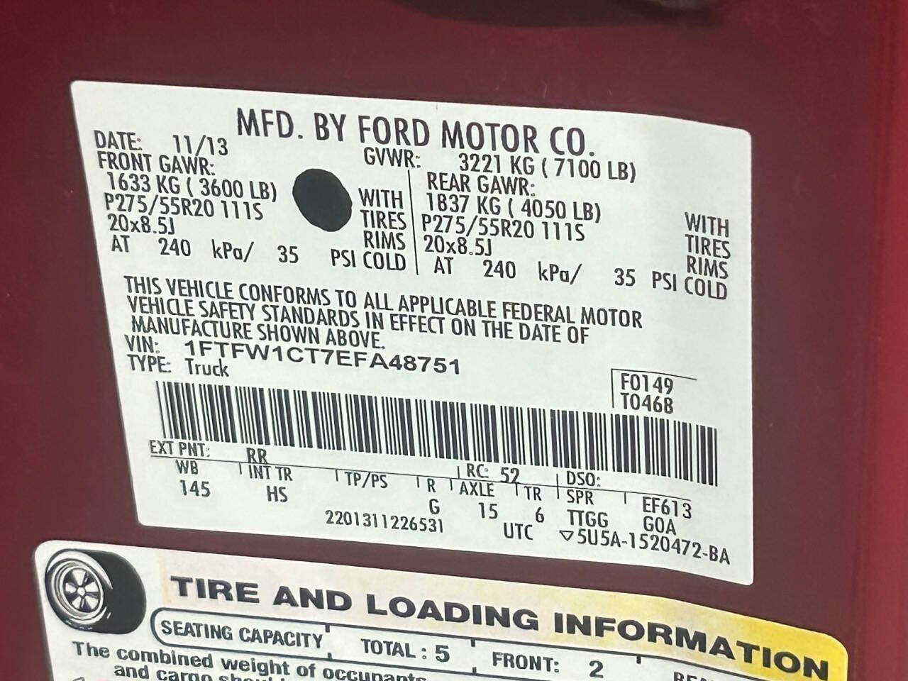 Used 2014 Ford F150 Lariat w/ Equipment Group 502A Luxury RWD image 36