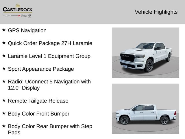 New 2026 RAM 1500 Laramie w/ Sport Appearance Package AWD/4WD image 2