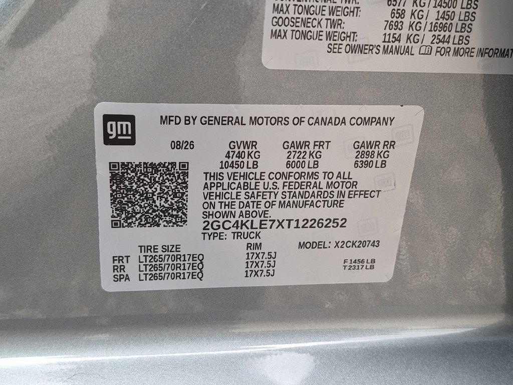 New 2026 Chevrolet Silverado 2500 W/T AWD/4WD image 27