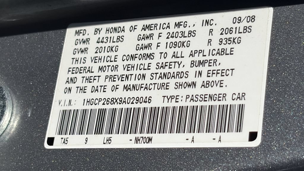 Used 2009 Honda Accord EX-L image 24