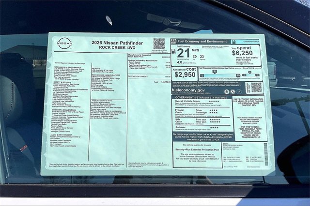 New 2026 Nissan Pathfinder Rock Creek image 13