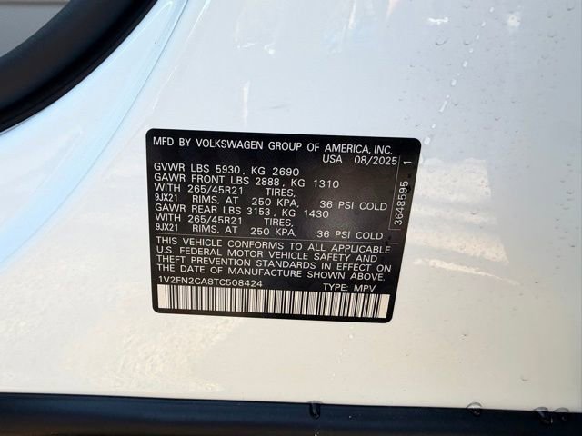 New 2026 Volkswagen Atlas SEL Premium R-Line AWD/4WD image 27