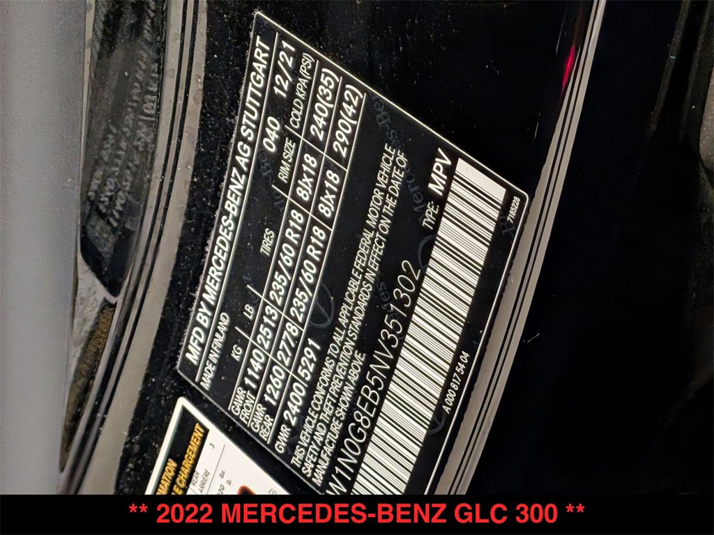 Used 2022 Mercedes-Benz GLC 300 4MATIC image 30