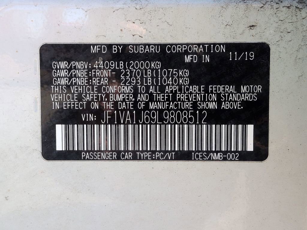 Used 2020 Subaru WRX Limited image 30