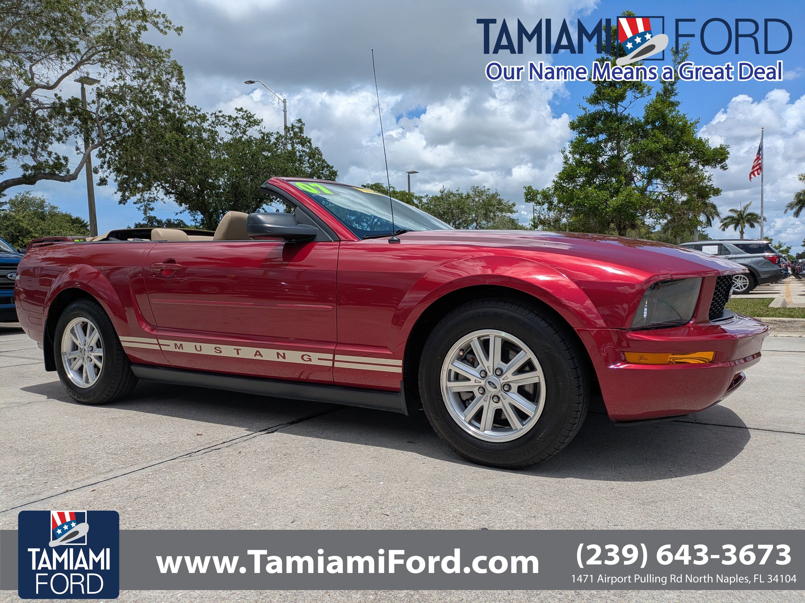 Used 2007 Ford Mustang Convertible